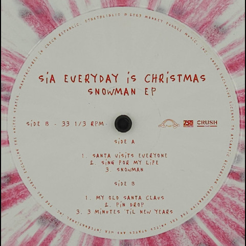 Sia - Everyday Is Christmas Snowman EP (2023) [12"]
