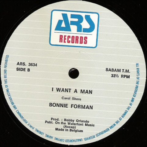 Bobby Orlando / Bonnie Forman - How To Pick Up Girls / I Want A Man (1985) [12"]