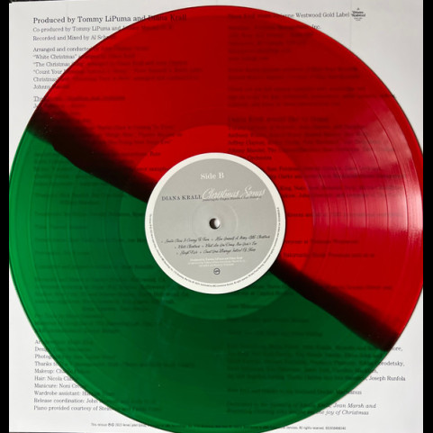 Diana Krall Featuring Clayton-Hamilton Jazz Orchestra, The - Christmas Songs (2023) [1LP]