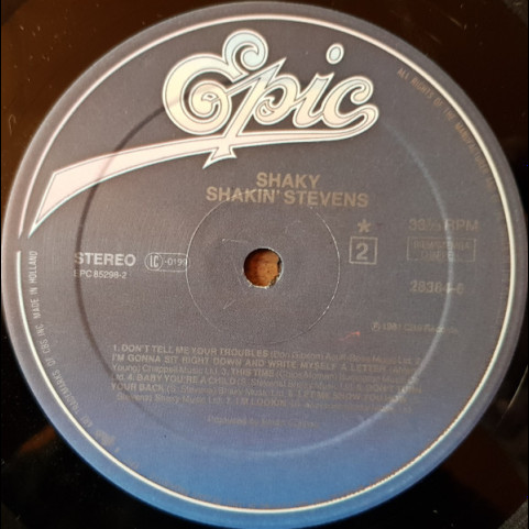 Shakin' Stevens - Shaky (1981) [1LP]