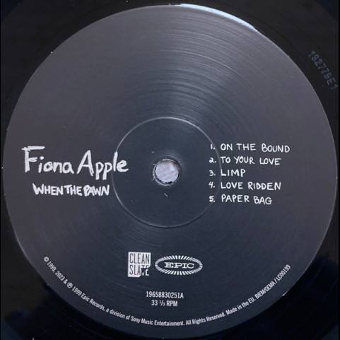 Fiona Apple - When The Pawn (2023) [1LP]