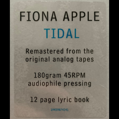Fiona Apple - Tidal (2023) [12"] 180g