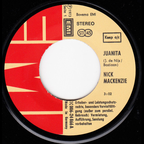 Nick MacKenzie - Juanita (1973) [7"]