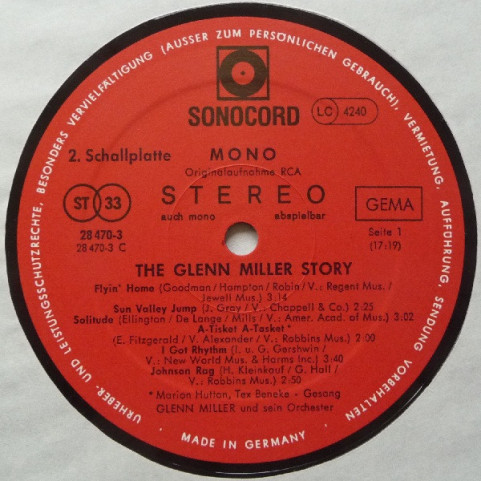 Glenn Miller - The Glenn Miller Story [2LP]