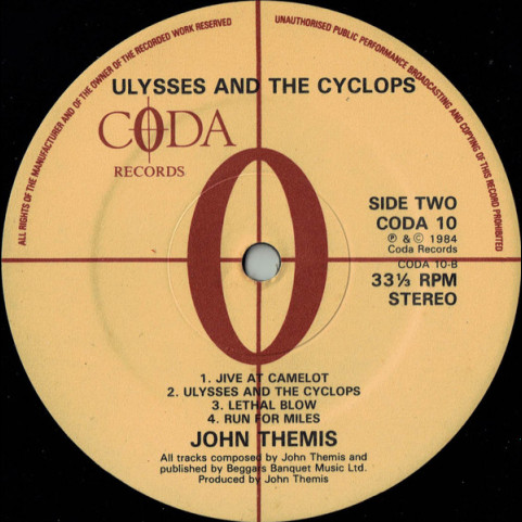 John Themis - Ulysses And The Cyclops (1984) [1LP]