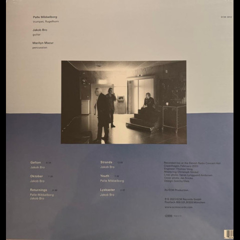 Palle Mikkelborg / Jakob Bro / Marilyn Mazur - Strands (Live At The Danish Radio Concert Hall) (2024) [1LP]