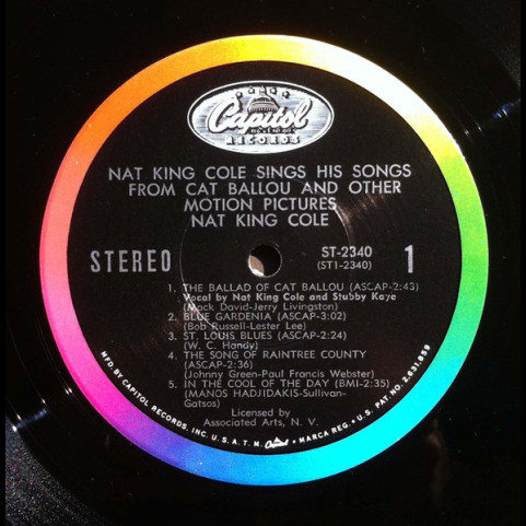Nat King Cole - Nat King Cole Sings His Songs From Cat Ballou And Other Motion Pictures (1965) [1LP]