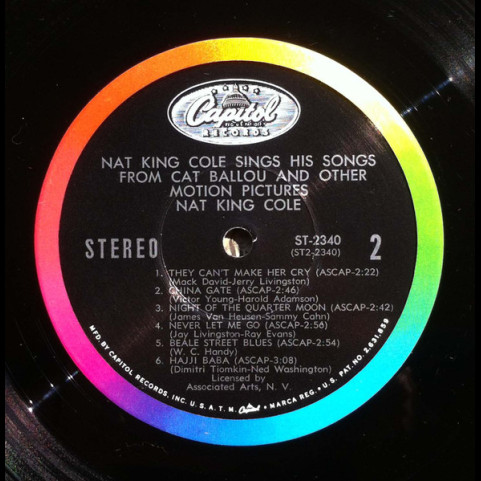 Nat King Cole - Nat King Cole Sings His Songs From Cat Ballou And Other Motion Pictures (1965) [1LP]