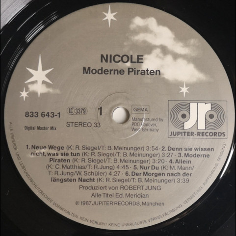 Nicole (2) - Moderne Piraten (1987) [1LP]