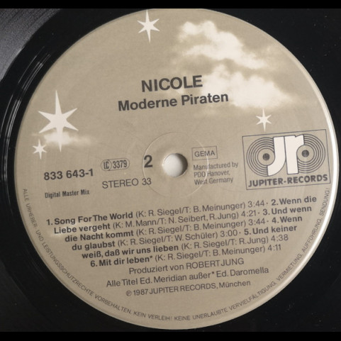 Nicole (2) - Moderne Piraten (1987) [1LP]