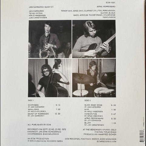 Jan Garbarek Quartet - Afric Pepperbird (2024) [1LP]