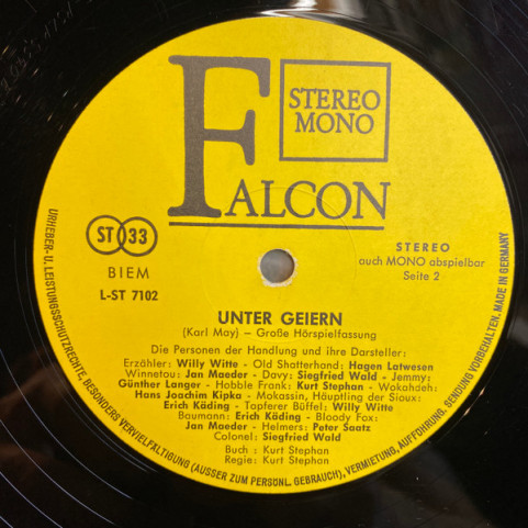 Karl May - Unter Geiern [1LP]
