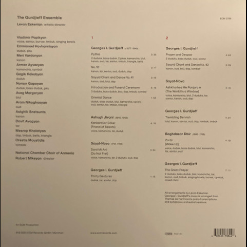 Gurdjieff Folk Instruments Ensemble, The, Levon Eskenian - Zartir (2024) [1LP]