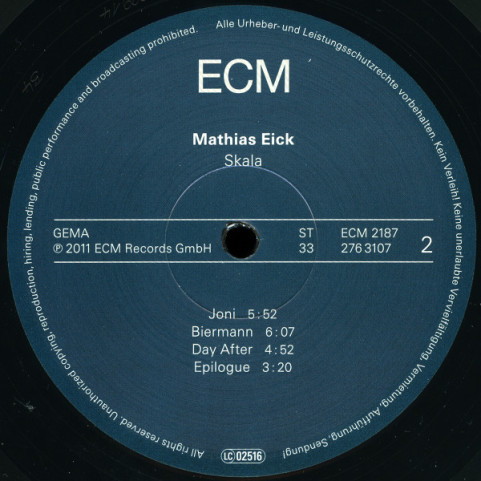 Mathias Eick - Skala (2011) [1LP] [1LP] 180g
