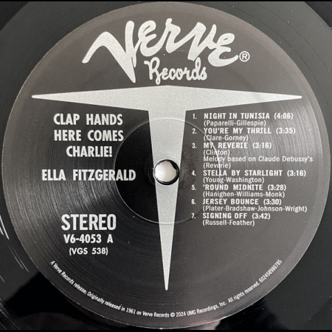 Ella Fitzgerald - Clap Hands, Here Comes Charlie! (2024) [1LP] 180g