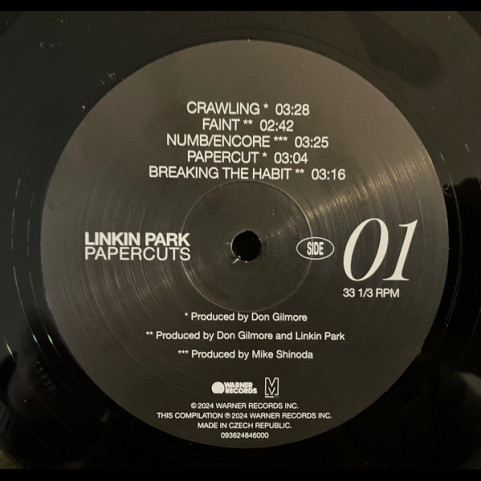 Linkin Park - Papercuts (2024) [2LP]