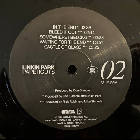 Linkin Park - Papercuts (2024) [2LP]