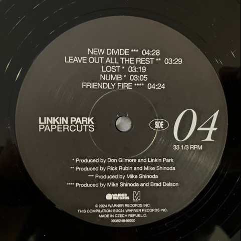 Linkin Park - Papercuts (2024) [2LP]