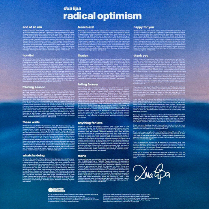 Dua Lipa - Radical Optimism (2024) [1LP] Disc Vinil