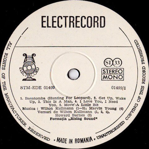 Rising Sound (2) - Live And Love (1977) [1LP]