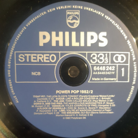Various - Power Pop 82 2 (1982) [1LP]