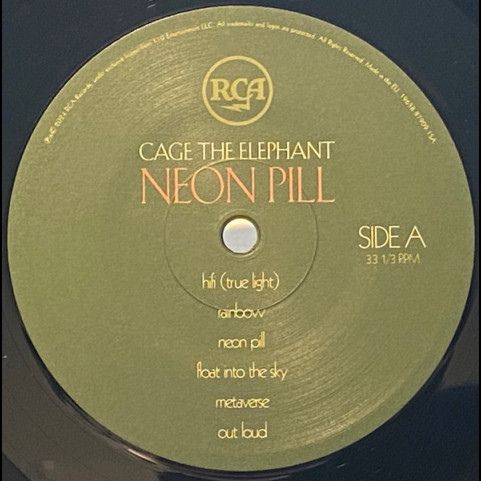 Cage The Elephant - Neon Pill (2024) [1LP]