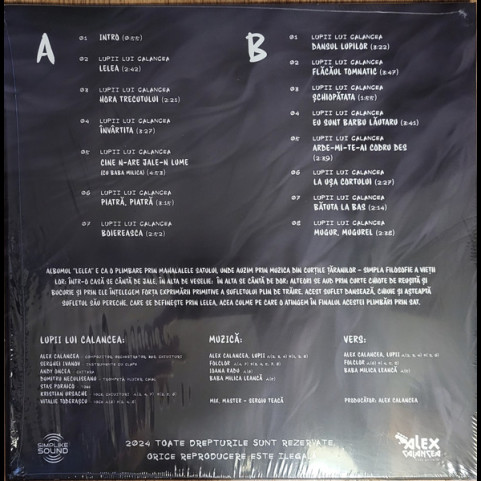 Lupii Lui Calancea - Lelea (Album De Chiuituri Cu Strigături De Joc Și Cântece De Ascultare) (2024) [1LP]