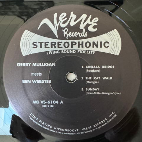 Gerry Mulligan, Ben Webster - Gerry Mulligan Meets Ben Webster (2024) [1LP] 180g