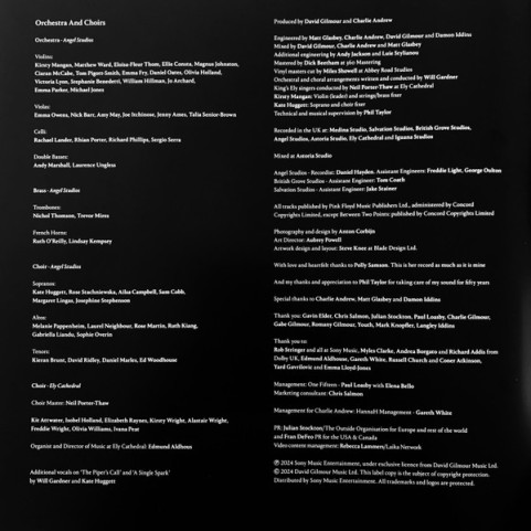 David Gilmour - Luck And Strange (2024) [1LP]