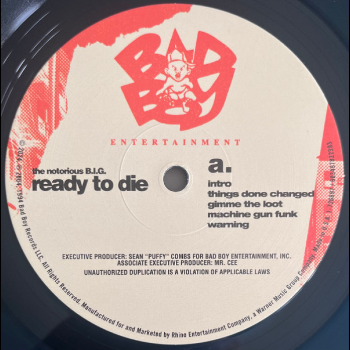 Notorious B.I.G. - Ready To Die (2024) [2LP] Disc Vinil