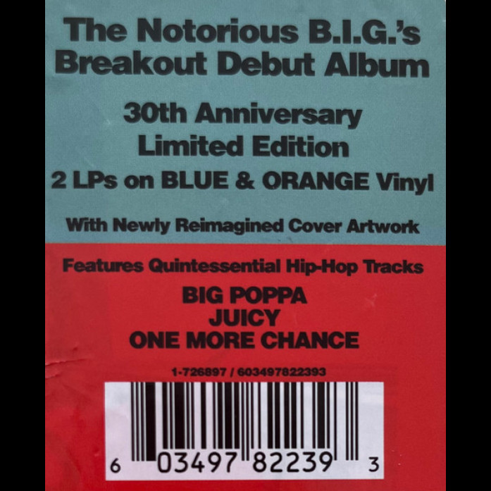 Notorious B.I.G. - Ready To Die (2024) [2LP] Disc Vinil