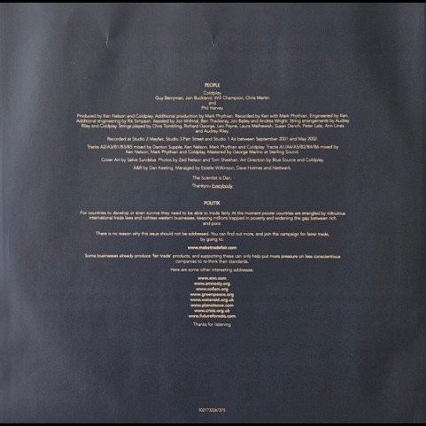 Coldplay - A Rush Of Blood To The Head (2024) [1LP]