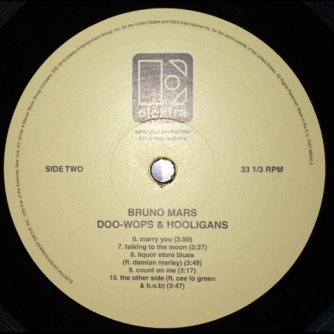 Bruno Mars - Doo-Wops & Hooligans (2010) [1LP]