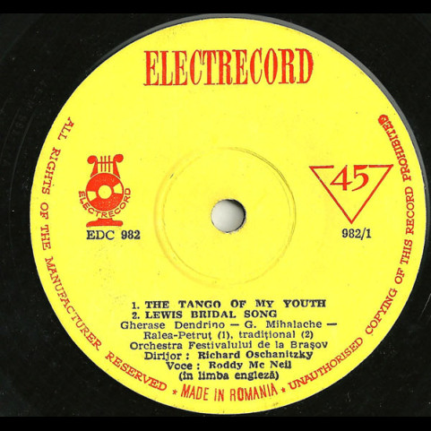 Roddy McNeil - Roddy McNeil (1968) [7"]
