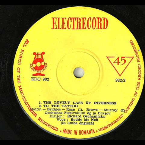 Roddy McNeil - Roddy McNeil (1968) [7"]