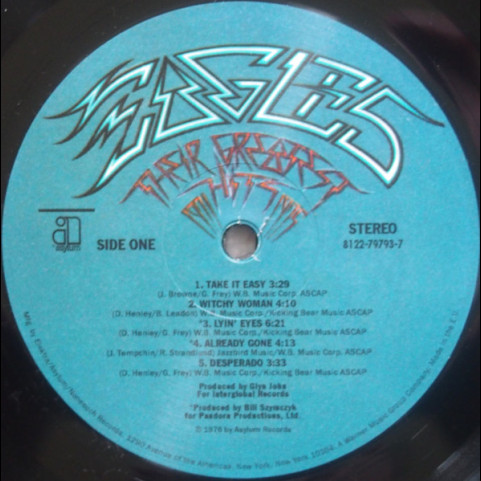 Eagles - Their Greatest Hits 1971-1975 (2011) [1LP] 180g