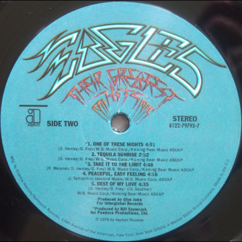 Eagles - Their Greatest Hits 1971-1975 (2011) [1LP] 180g