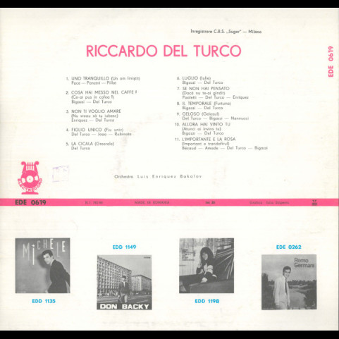 Riccardo Del Turco - Riccardo Del Turco (1974) [1LP]