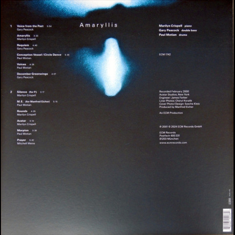 Marilyn Crispell / Gary Peacock / Paul Motian - Amaryllis (2024) [1LP]