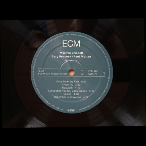 Marilyn Crispell / Gary Peacock / Paul Motian - Amaryllis (2024) [1LP]
