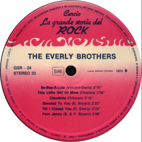 Paul Anka / Everly Brothers - Paul Anka / The Everly Brothers (1981) [1LP]