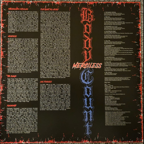 Body Count (2) - Merciless (2024) [1LP] 180g