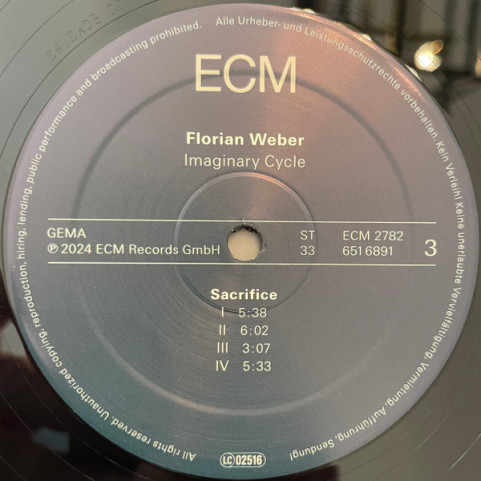 Florian Weber (2) - Imaginary Cycle (Music For Piano, Brass Ensemble And Flute) (2024) [2LP]