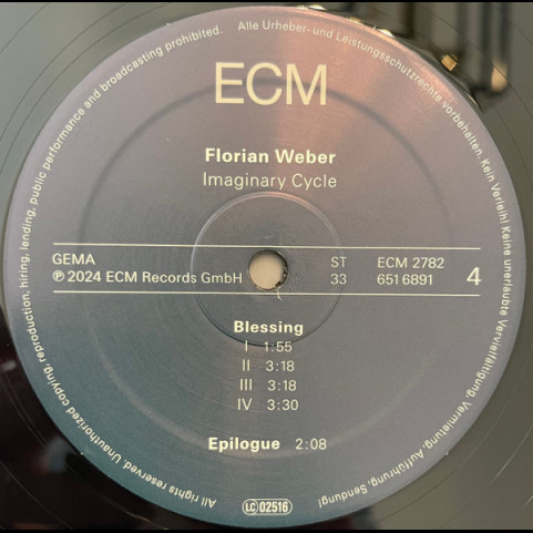 Florian Weber (2) - Imaginary Cycle (Music For Piano, Brass Ensemble And Flute) (2024) [2LP]
