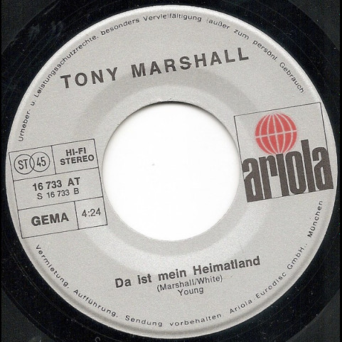 Tony Marshall - Der Star (1976) [7"]