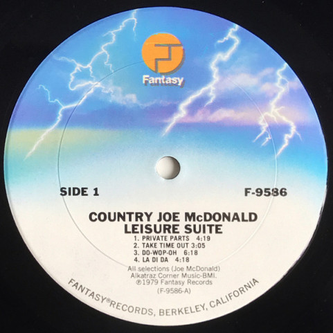Country Joe McDonald - Leisure Suite (1979) [1LP]