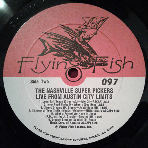 Nashville Superpickers, The - Live From Austin City Limits (1979) [1LP]