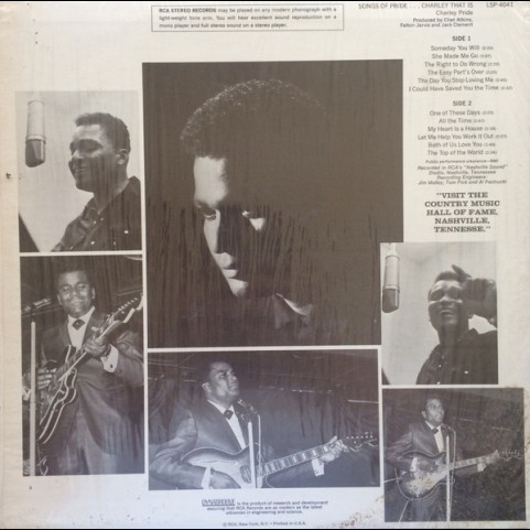 Charley Pride - Songs Of Pride...Charley That Is (1968) [1LP]