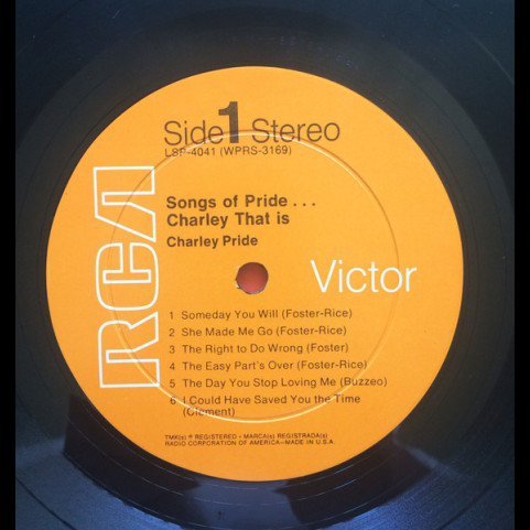 Charley Pride - Songs Of Pride...Charley That Is (1968) [1LP]