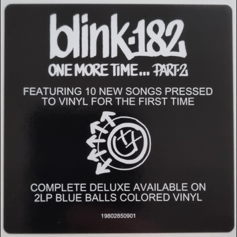 Blink-182 - One More Time... Part-2 (2025) [2LP]